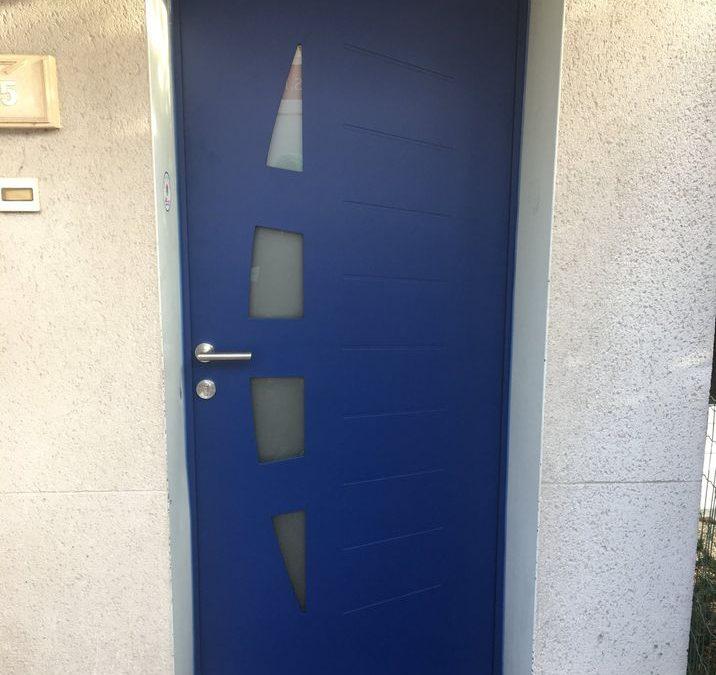 Porte d’entrée et porte-fenêtre en aluminium à Longjumeau
